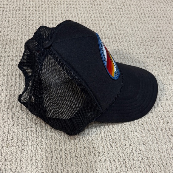 Aviator Nation Black Hat with Colorful Patch - Picture 2 of 3